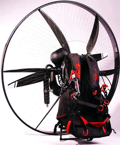 scout paramotor, from the side